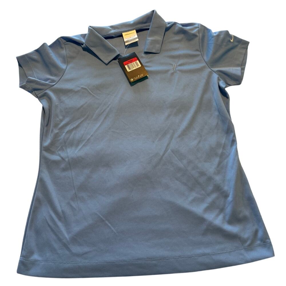 Nike Women's Dri-Fit Blue Golf Shirt NWT Size Large